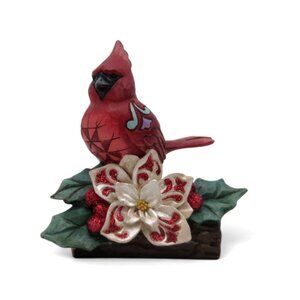 JIM SHORE Cardinal Heartwood Creek Figurine Season Decor Handcrafted 5"
